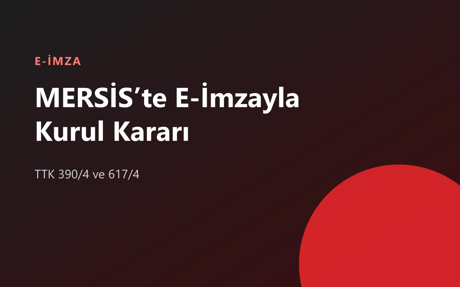 MERSİS'te Yönetim Kurulu ve Genel Kurul Kararı E-İmzayla Nasıl Alınır?